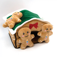 Gingerbread House Burrow & Hide Dog Toy
