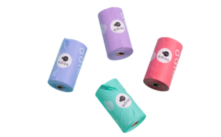 Adios Plastic Compostable Poo Bags - Rainbow