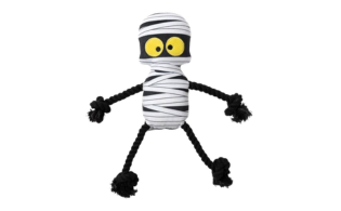 Mischievous Mummy Squeaky Rope Toy