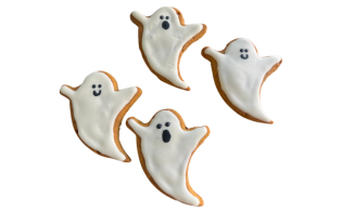 Ghoulish Ghost Dog Biscuit
